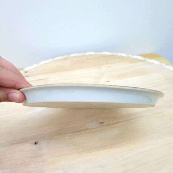 Vintage Nippon Gold Guilded Floral Hand Painted Display Plate - Made in Japan - Picture 6 of 14